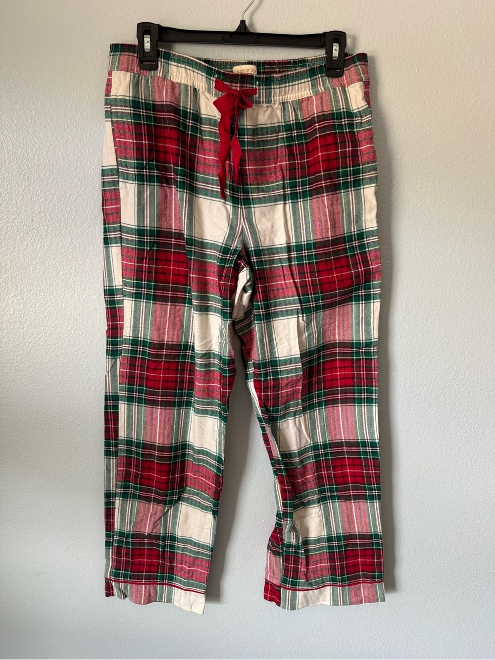 The State of Day Women’s Plaid Pajama Pants Size Medium Christmas Holiday